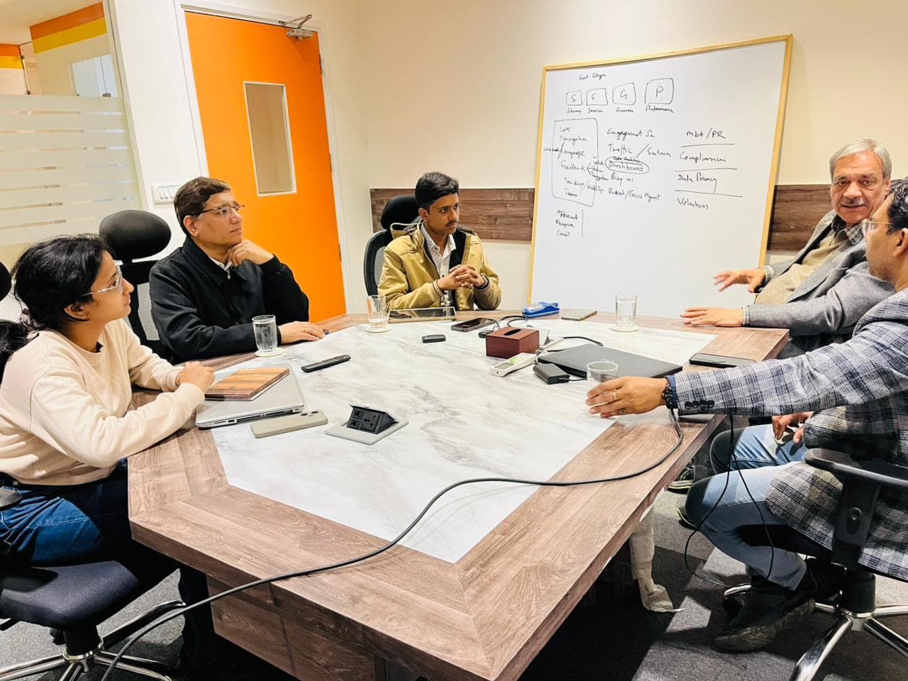 Kotnala team in a client strategy and architecture planning session.